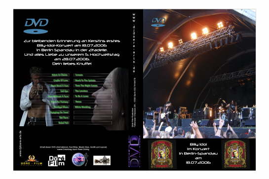 Billy Idol-DVD Cover